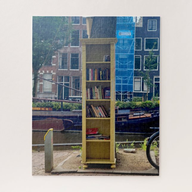 Puzzle Libros en Ámsterdam (Vertical)