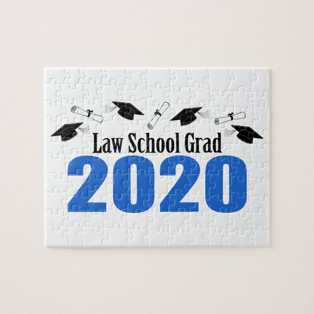Puzzle Licenciatura En Derecho Grado 2020 Caps Y Diplomas (Horizontal)
