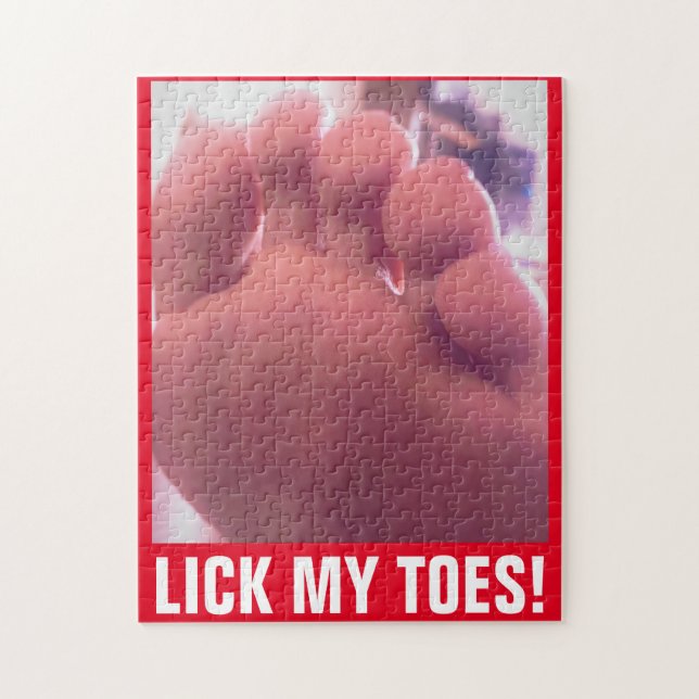 PUZZLE LICK MY TOES (Vertical)