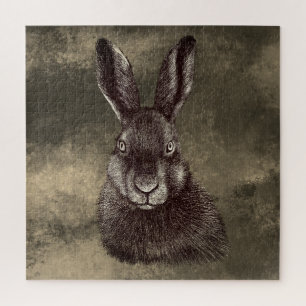 Puzzle Liebre, conejo, dibujo