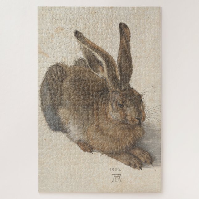 Puzzle Liebre (por Albrecht Dürer) (Vertical)