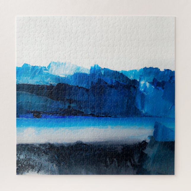 Puzzle Lienzo Resumen: Textura de Arte Moderno. (Vertical)