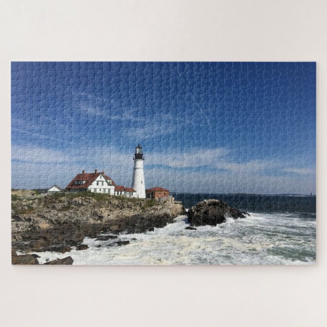 Puzzle Lighthouse on the Ocean (Horizontal)
