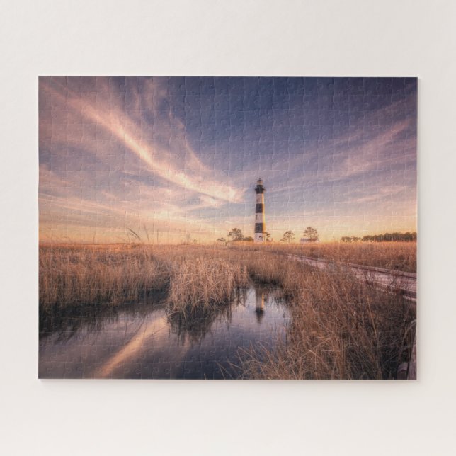 Puzzle Lighthouses | Bodie Island Outerbanks NC (Horizontal)