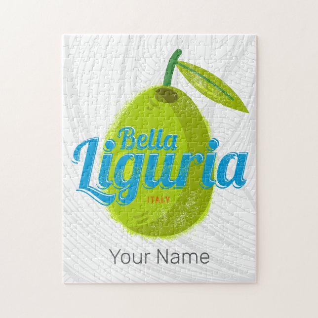 Puzzle Liguria Retorno Aceitunas Italia Recuerdo de Vacac (Vertical)