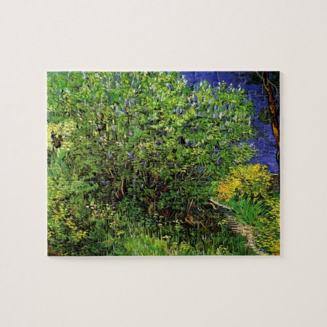 Puzzle Lilacs de Vincent van Gogh, Flores de jardín antig (Horizontal)