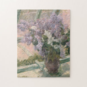 Puzzle Lilacs en la ventana por Mary Cassatt American Pai