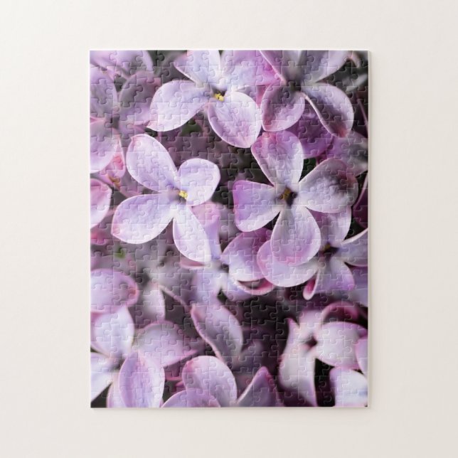 Puzzle Lilas bonitas (Vertical)
