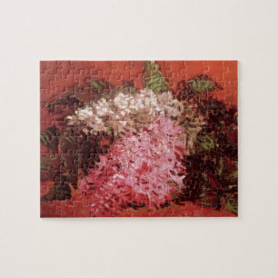 Puzzle Lilas rosas de Vincent van Gogh, Naturaleza muerta