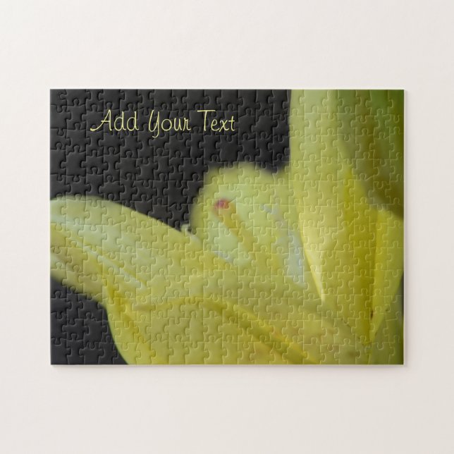 Puzzle Lily amarilla de Shirley Taylor (Horizontal)
