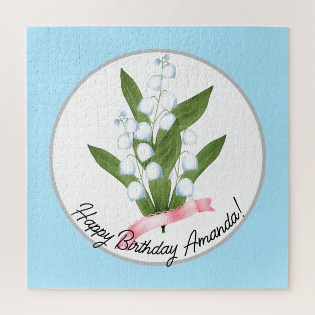 Puzzle Lily del valle, retro (Vertical)