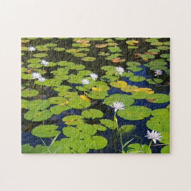 Puzzle Lily Pad Pond Photo o Your Photo (Horizontal)