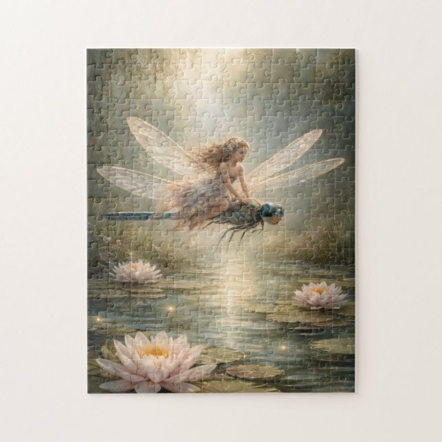 Puzzle Lily Pond Magic (Vertical)