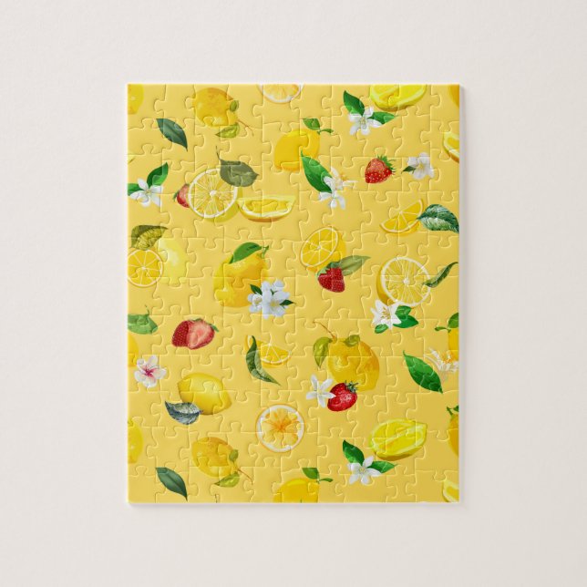 Puzzle Limón y fresa 3 (Vertical)