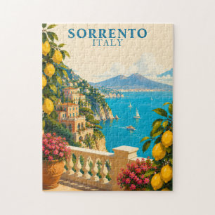 Puzzle Limones de Sorrento Italia Viajes Antiguos