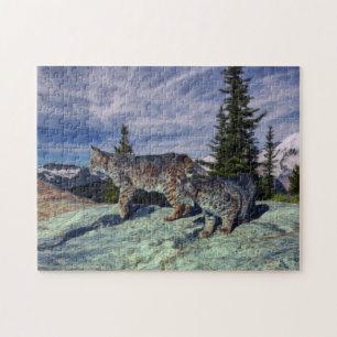Puzzle Linces en las montañas