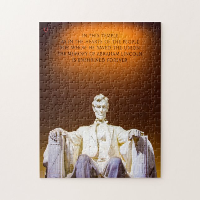 Puzzle Lincoln Memorial Washington (Vertical)