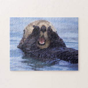 Puzzle Linda nutria marina   Alaska, EE. UU.