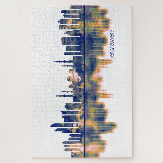 Puzzle Línea aérea de Abu Dhabi (Vertical)