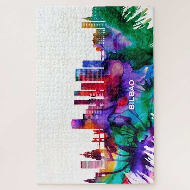 Puzzle Línea aérea de Bilbao (Vertical)