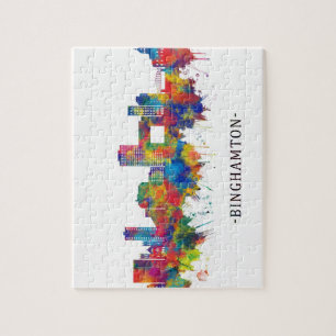 Puzzle Línea aérea de Binghamton Nueva York