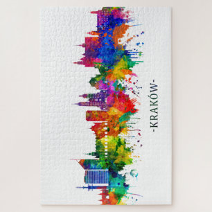 Puzzle Línea aérea de Cracovia Polonia