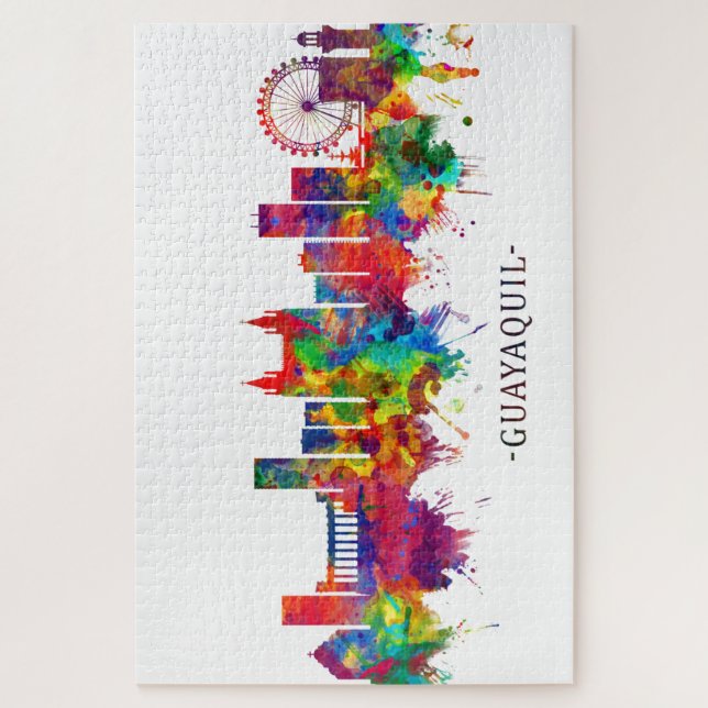Puzzle Línea aérea de Guayaquil en Ecuador (Vertical)