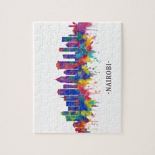 Puzzle Línea aérea de Kenia en Nairobi (Vertical)