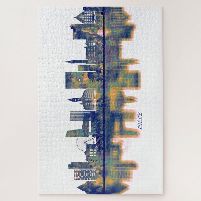 Puzzle Línea aérea de Lille (Vertical)