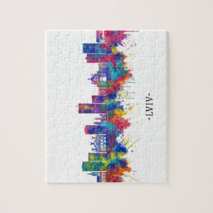 Puzzle Línea aérea de Lviv Ukraine