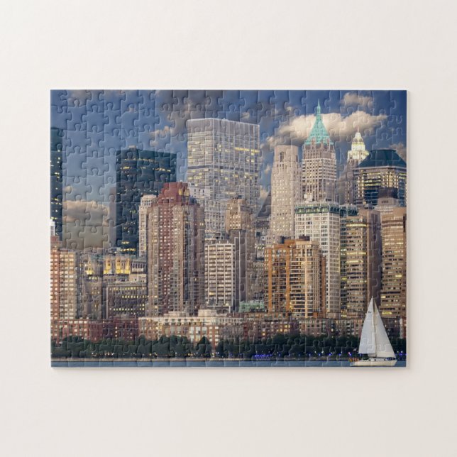 Puzzle Línea aérea de Nueva York. (Horizontal)