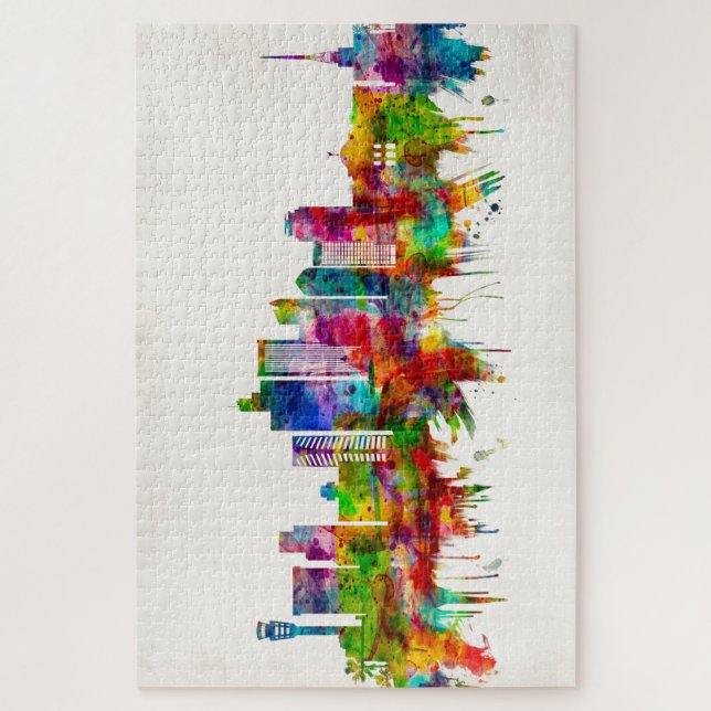 Puzzle Línea aérea de Phoenix Arizona (Vertical)