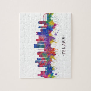 Puzzle Línea aérea israelí de Tel Aviv