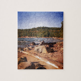 Puzzle Línea costera de la península superior de Michigan