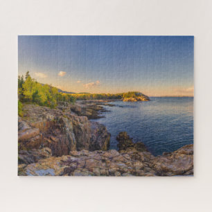 Puzzle Línea costera   Parque nacional Acadia, Jefe de la