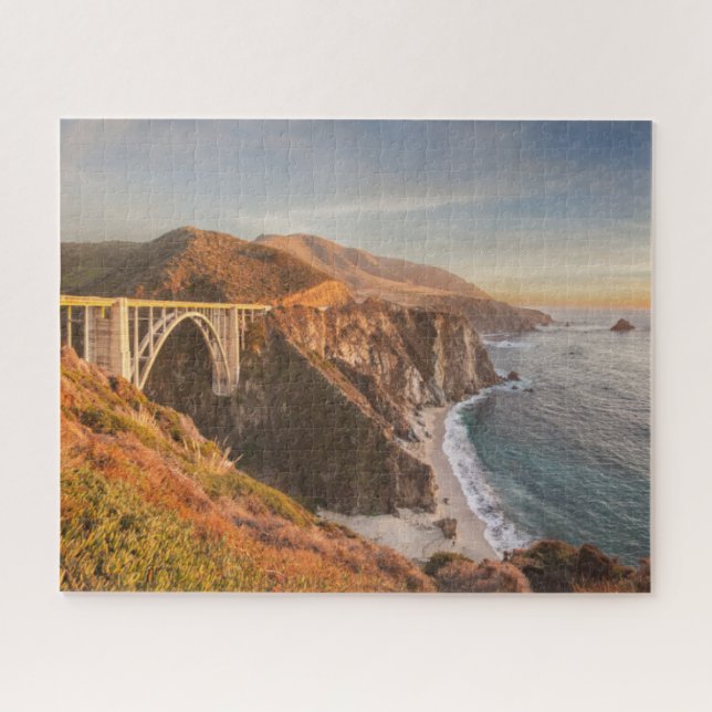 Puzzle Línea costera | Puente Bixby, Gran Sur California (Horizontal)