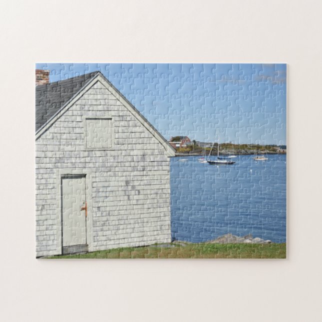 Puzzle Línea costera Willard Beach South Portland ME Main (Horizontal)