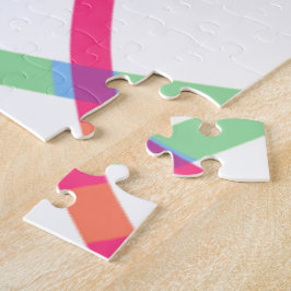 Puzzle Línea de color abstracto
