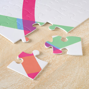Puzzle Línea de color abstracto