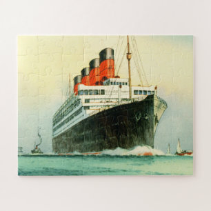 Puzzle Línea nave del RMS Aquitania Cunard