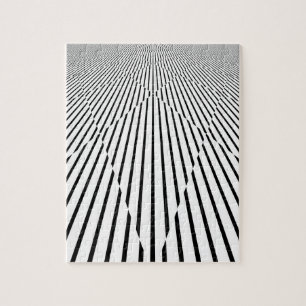 Puzzle Línea sin fin modelo de la ilusión óptica de lo