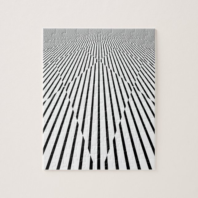 Puzzle Línea sin fin modelo de la ilusión óptica de los (Vertical)