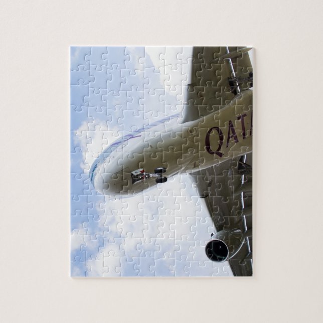 Puzzle Líneas aéreas Airbus A380 de Qatar (Vertical)
