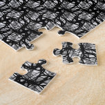 Puzzle Líneas entrelazadas con sombras<br><div class="desc">Patrón de líneas entrelazadas con un rompecabezas en sombra</div>
