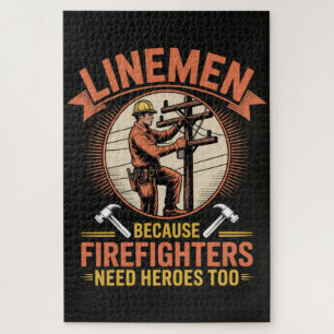 Puzzle Linemen Porque Los Bomberos También Necesitan Héro