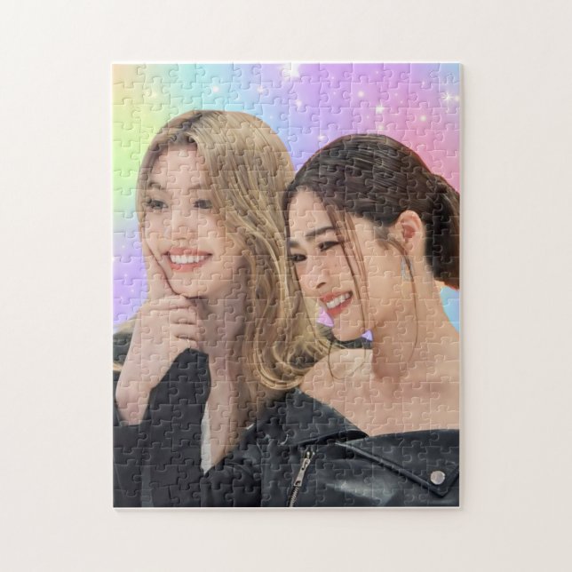 Puzzle LingOrm Ling Ling Kwong & Orm Thai GL Ship Couple (Vertical)