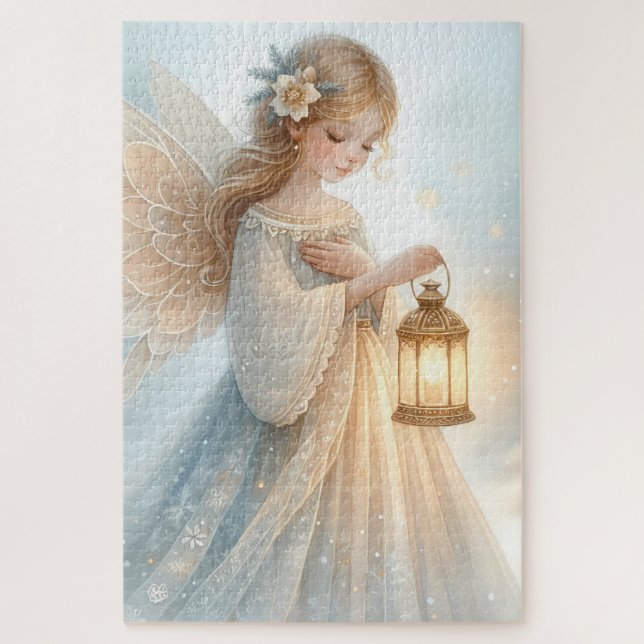 Puzzle Linterna de Ángel Celestial de Invierno de Consuel (Vertical)