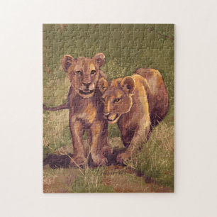 Puzzle Lion Cubs