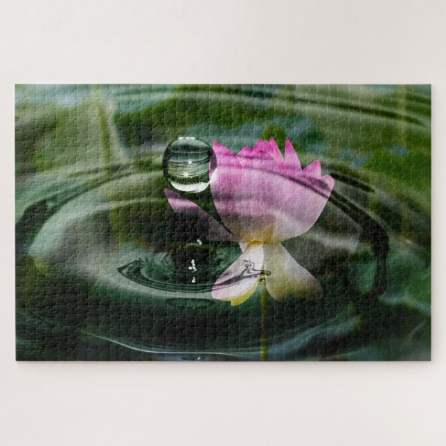 Puzzle Lirio de agua (Horizontal)