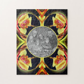 Puzzle Lirio Floral Abstract Frame Crea Tu Propia Foto